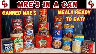 MREs In A Can Canned Food Meals