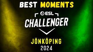 BEST MOMENTS - ESL Challenger Jönköping 2024  CS2