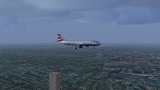 FlightGear EGKK - LSGG  A320 British Airways