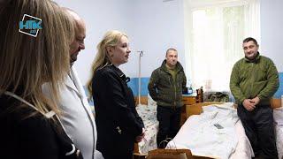 Голова Івано-Франківської ОВА відвідала захисників які лікуються у Коломиї