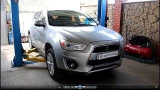 Замена задней левой ступицы на Mitsubishi Outlander Sport 20 Мицубиси Аутлендер 2014