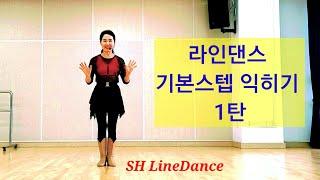 라인댄스 기본스텝 익히기 1탄  처음 시작하는 분들을 위한 스텝익히기  SH_LineDance