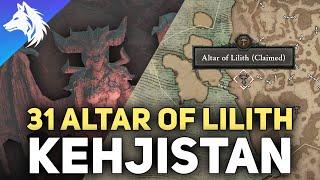 All 31 Altars of Lilith Locations Kehjistan Diablo 4