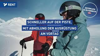 Schneller auf der Piste mit Abholung der Ausrüstung am Vortag I intersportrent.at