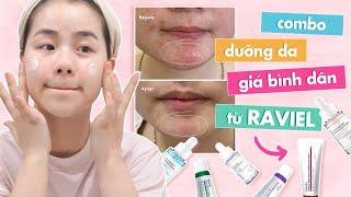 Combo Dưỡng Da Giá Bình Dân Từ Raviel  Giveaway  Quin 