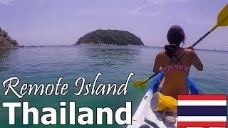 Kayaking Off An Island In Phuket THAILAND