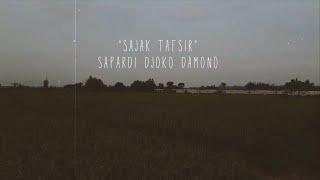 Musikalisasi Puisi SAJAK TAFSIR Sapardi Djoko Damono