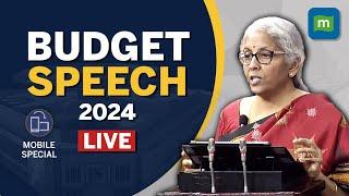 Budget LIVE  FM Nirmala Sitharaman Speech In Parliament  Union Budget 2024-25 News Updates