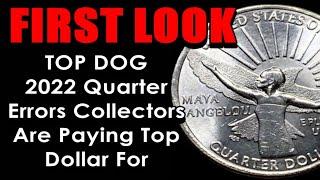 HIGHLY DESIRED 2022 Maya Angelou Quarter Errors Collectors Are Paying Top Dollar For