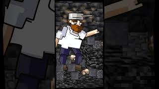 Dave vs Bedrock - PvZ VS Minecraft Cartoon #shorts #animation