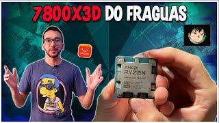 AO VIVO Será que FUNCIONA? RYZEN 7 7800X 3D do  @Fraguas84 e @GDTechInformatica