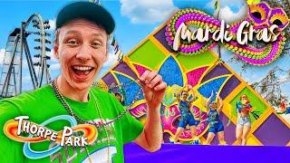 MARDI GRAS at THORPE PARK VLOG