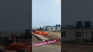 First time seeing Vijayapura Airport getting ready #viral #cyclinglife #travel #travelblog #vlog