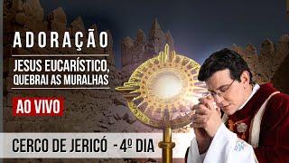 JESUS EUCARÍSTICO QUEBRAI AS MURALHAS  5° DIA DO CERCO DE JERICÓ @PadreManzottiOficial