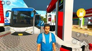 3 New Cities Bus Simulator Indonesia #12 - Road Jambi - Palembang - Android Gameplay