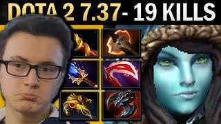 Phantom Assassin Gameplay Miracle with Satanic and 19 Kills - Dota 2 7.37