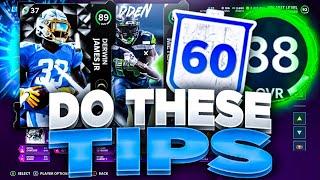 DO THESE 5 IMPORTANT MUT TIPS  GET FREE COINS PLAYER & IMPROVE OVERALL MADDEN 21 ULTIMATE TEAM