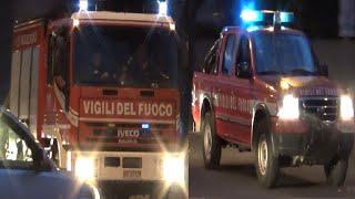 APS City 2000 + CA Ford Ranger AIB Vigili Del Fuoco Carrara in sirena