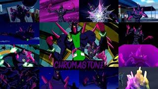 All chromastone transformations in all Ben 10 series