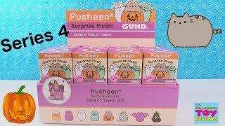 Pusheen Series 4 Halloween Trick Or Treats Surprise Plush Gund Toy Review  PSToyReviews