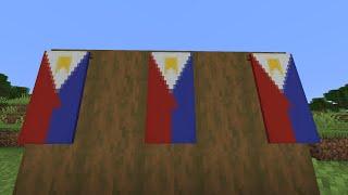 How to make the Philippines Flag in Minecraft