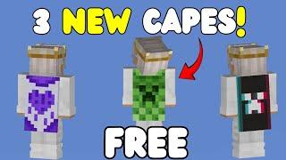 How to Get ALL 3 FREE CAPES for Minecrafts 15th Anniversary Creeper Twitch TikTok