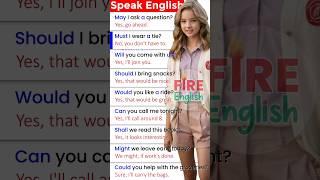 ️How to speak English fluently? Daily use English question answer practice #englishquestioansanswers