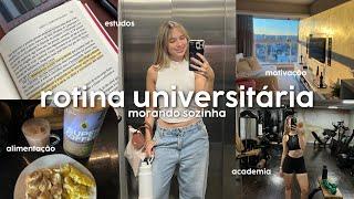 ROTINA DE UMA UNIVERSITÁRIA  studyvlog hábitos dicas...