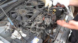 How to Remove & Replace Subaru Forester & Impreza Power Steering Pump 2000-2009 EJ20 2.0L