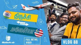 Batik Air Flight Experience  Exploring Malaysia Airport  Trichy to Malaysia Flight Journey 4K