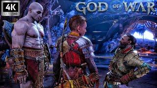 God of War Ragnarök - Sindri Invites YOUNG Kratos and Atreus to Stay at his HOME - Using MIMIR EYES