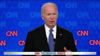 President Biden addresses abortion access and murders by immigrants  CNN Presidential Debate 2024