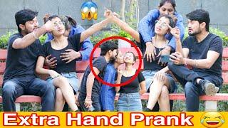 Extra Hand Prank On Delhi Stranger Girl  Hem Yadav