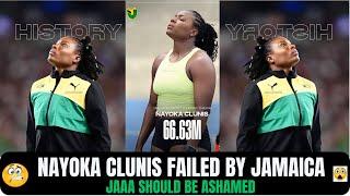 JAAA IN BIG TROUBLE AFTER FORGETTING TO SUBMIT NAYOKA CLUNIS NAME FOR TEAM JAMAICA OLYMPICS