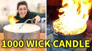 Making a 1000 Wick Candle