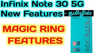 Magic Ring Feature Settings in Infinix Note 30 5G Mobile Tamil  Infinix Magic Ring Mobile Settings