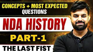 History Marathon For NDA-2 2024 Exam  Part - 1  NDA History One Shot Revision  Defence Wallah