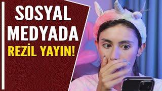 SOSYAL MEDYADA REZİL YAYIN