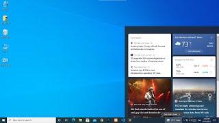 How to enable News and Interests on the taskbar in Windows 10