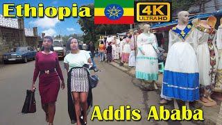 ሽሮሜዳ Walking Tour Shiromeda Habesha Dress Market Addis Ababa Ethiopia