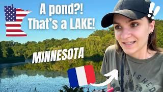 A French Girl in MINNESOTA First Snapping Turtle Encounter Hiking Minnehaha Falls Minnesota ZOO 