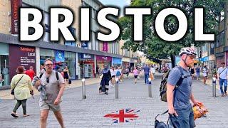 Full Video Bristol England UK - 4K Bristol City Centre Summer Walking Tour and Travel Guide