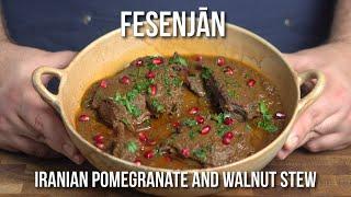 How to make Fesenjān Fesenjoon - A regal iranian Pomegranate and Walnut stew