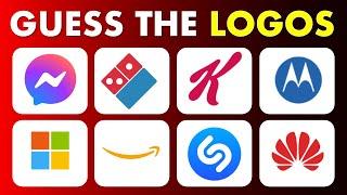 GUESS The LOGO in 3 Seconds  50 Famous Logos - Grizzly Quiz