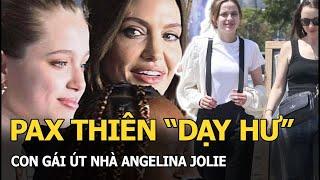 Con gái út nhà Angelina Jolie bị Pax Thiên dạy hư làm điều hơn thua chị gái