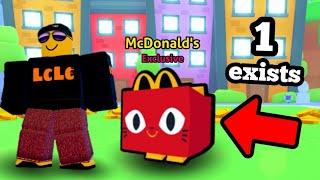 i FLEW to ASIA for McDonalds Pet Sim HAPPY MEAL EASY QR CODE Pet