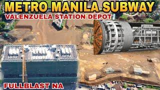 Fullblast na METRO MANILA SUBWAY VALENZUELA STATION DEPOT UPDATE 06292024