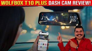 Wolfbox T10 PLUS Mirror Dash Cam Review WIFI App 2K HD GPS Park Mode & Park Assist 10