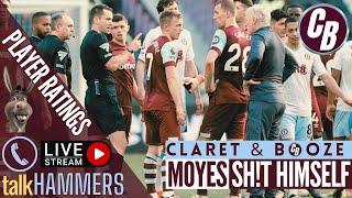 LIVE TALKHAMMERS SHOW  MOYES & VAR COST US THE GAME  PLAYER RATINGS