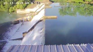 VIDEO Texas Lake Dunlap Dam collapse caught on camera